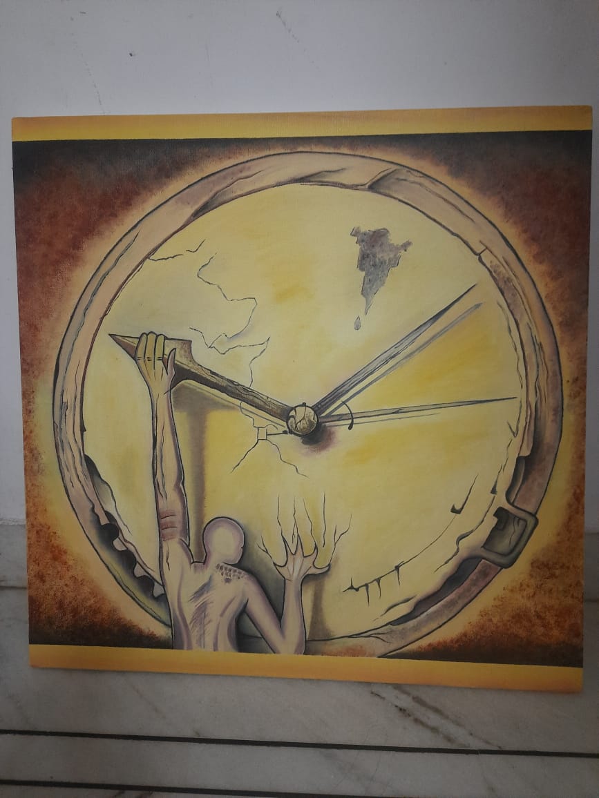 Painting by Kiran Pujari - Signature Canvas